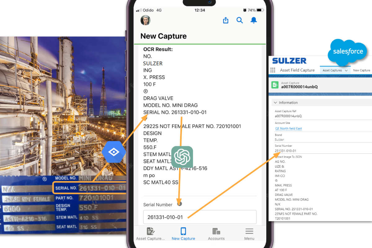 Easily register field assets' installed base