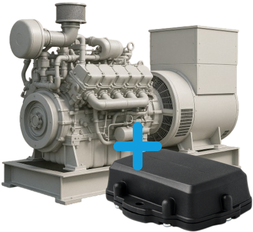 Power generator paired with a geolocation and tracking device